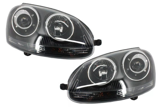Look Fari Xenon per VW Golf 5 V Mk5 03-07 Jetta 05-10 GTI R32 Black Edition