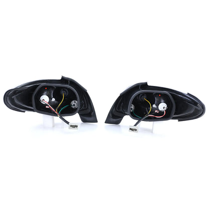 💎Black Glass Rear Light for Peugeot 206 CC Coupe Cabrio 00-08💎
