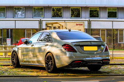 ✨Spoiler Posteriore Nero Lucido Adatto Per Mercedes Classe S W222 2013-2020✨