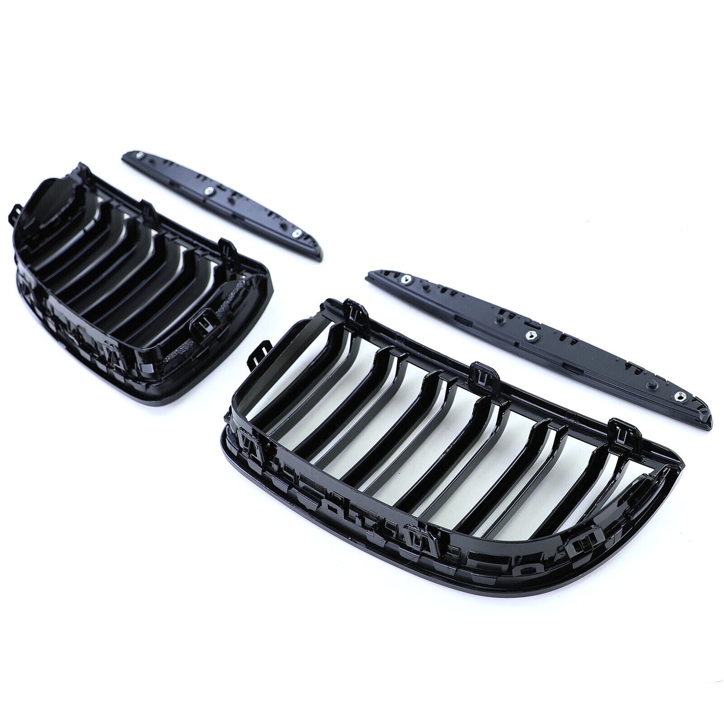 Griglia radiatore sportiva doppia barra performance lucida adatta BMW Serie 3