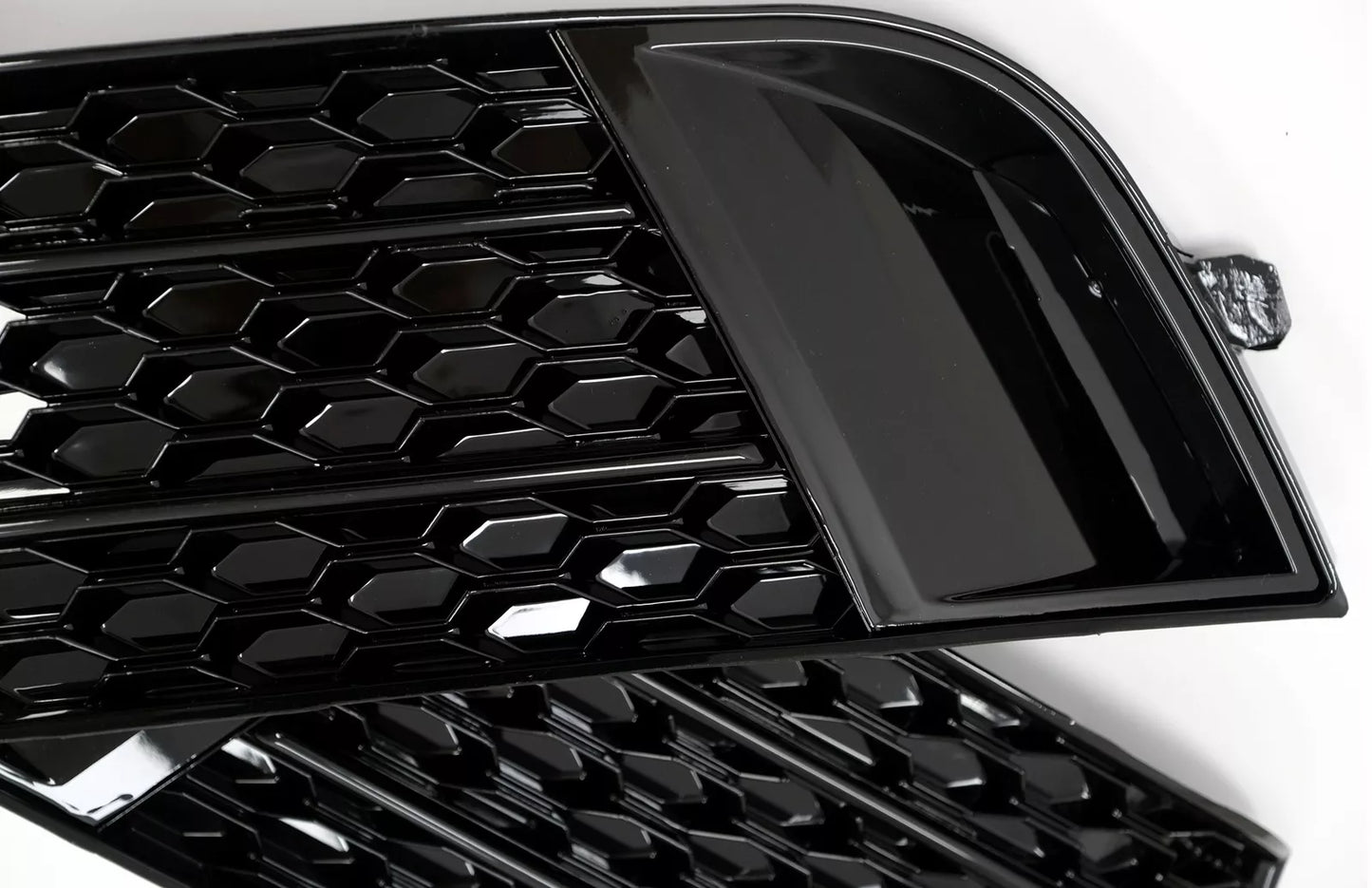 🔥Lato griglie Coperture fendinebbia per Audi A1 8X 2010-2015 RS1 Look Nero🔥