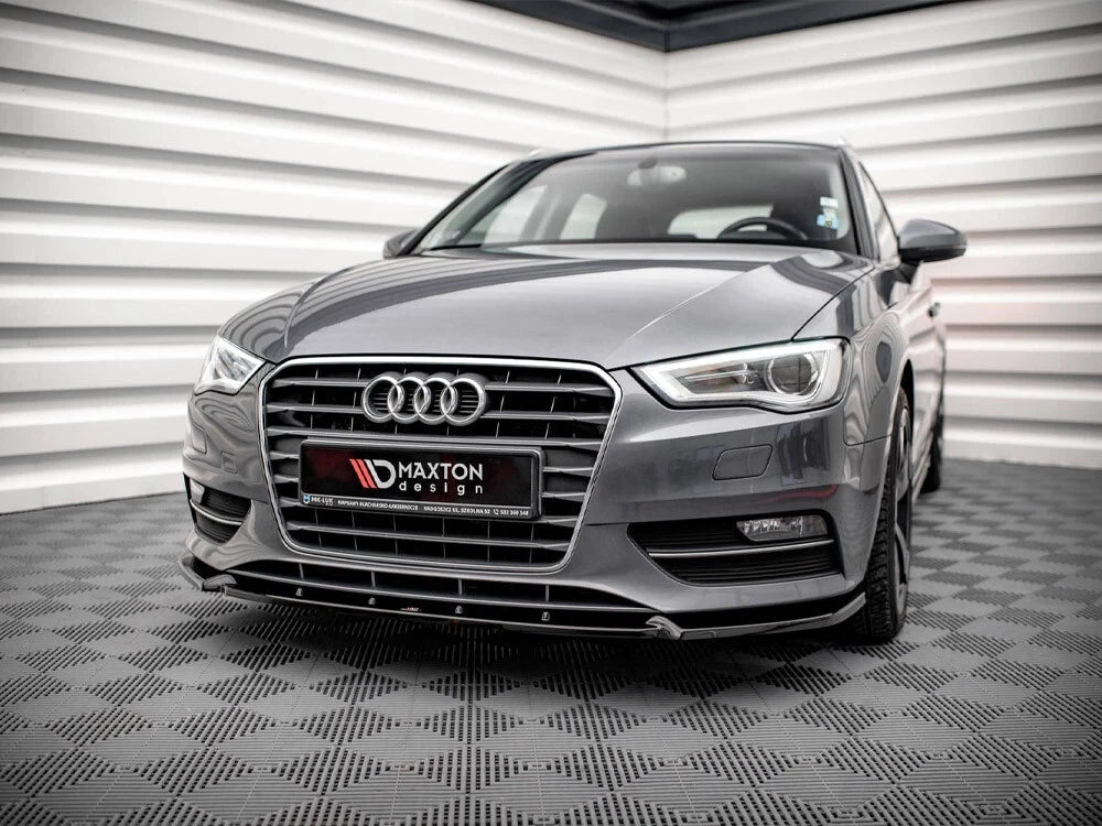 💕  Splitter  adatto  per  AUDI A3 8V Sportback  nero  lucido 💕