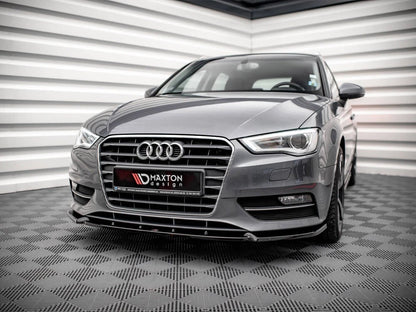 💕  Splitter  adatto  per  AUDI A3 8V Sportback  nero  lucido 💕