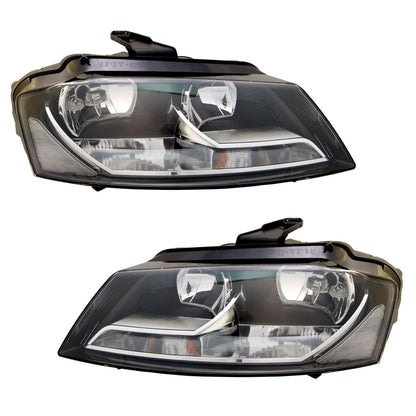Headlights for Audi A3 8P 2008- Facelift Sportback Limousine Convertible H7 LWR Set for 
