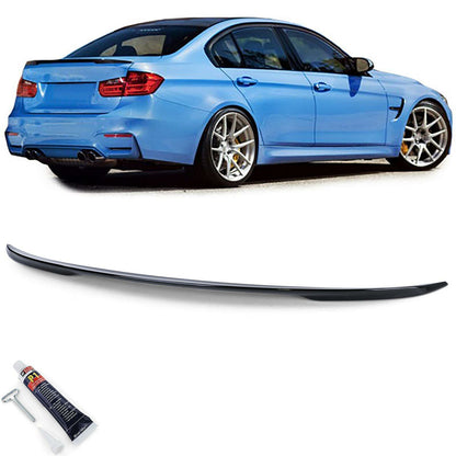 Spoiler posteriore sportivo nero lucido adatto per BMW Serie 3 F30 berlina F80 M