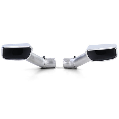Stainless steel sports exhaust pipe 165x90 mm suitable for BMW X6 E71 