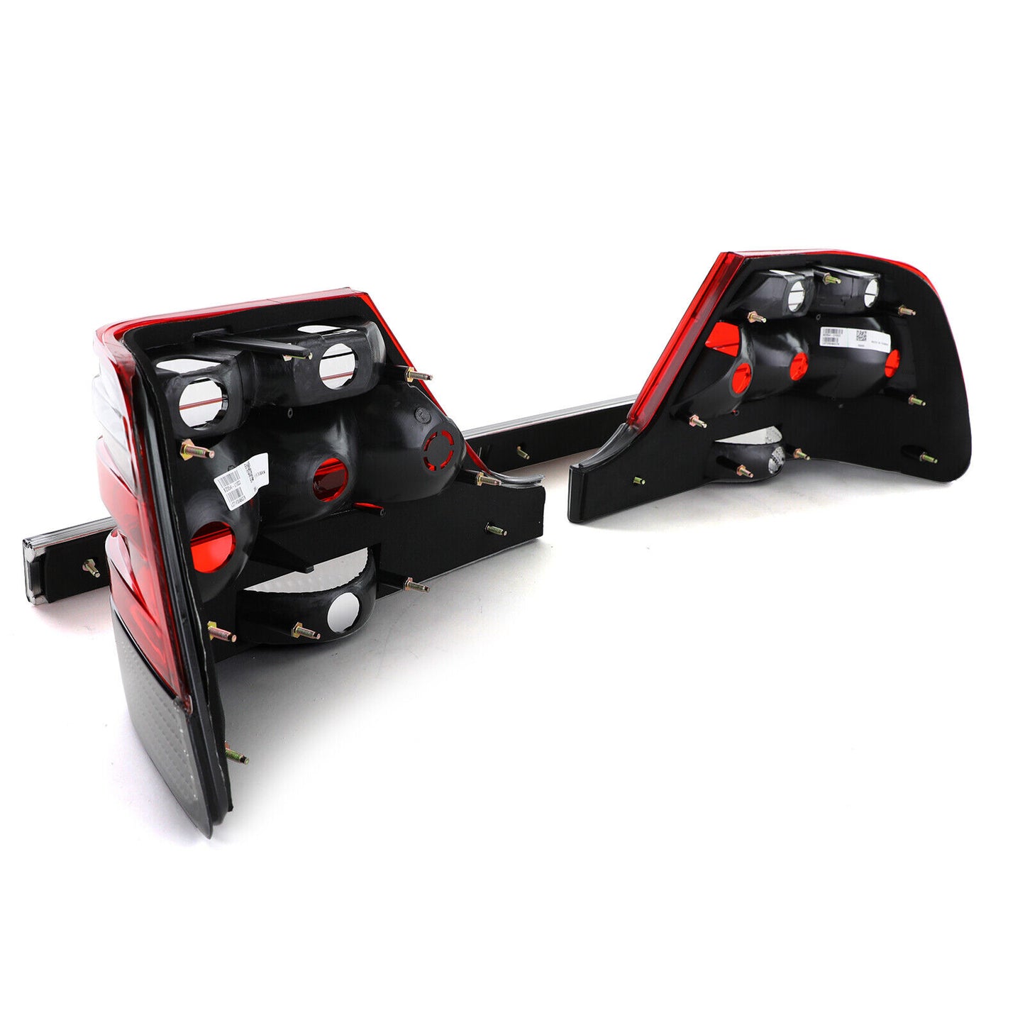 Fanali posteriori in vetro trasparente rosso/nero per Mercedes S W140 94-98