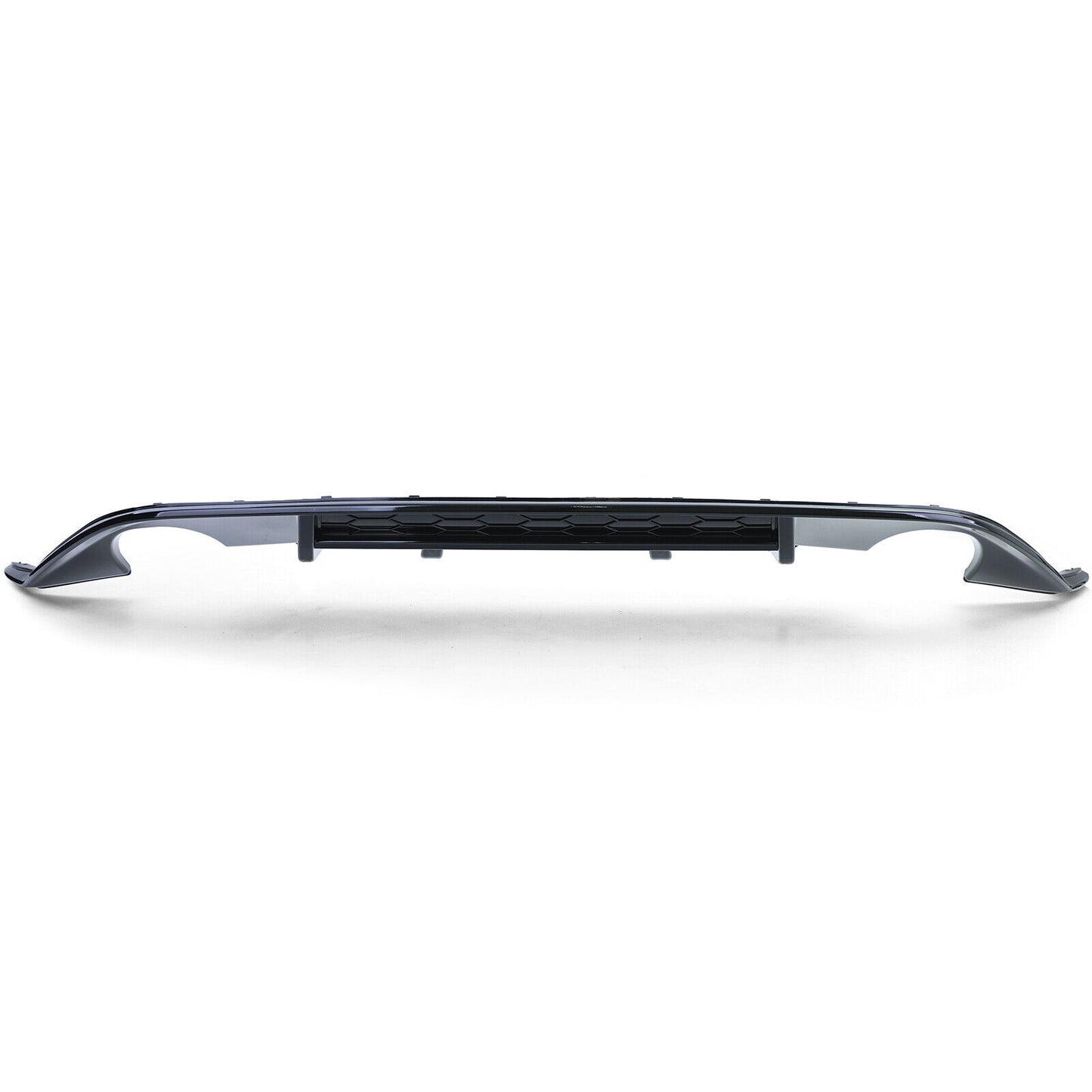 Rear Diffuser Single Pipe Both Sides Gloss Black for VW Golf 7 GTI 13-17 