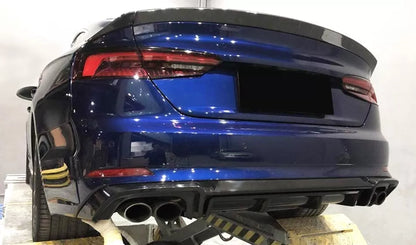 🤩DIFUSOR TRASERO/ FALDON / SPOILER  ADATTO PER AUDI A5 F5 S-LINE COUPE🤩