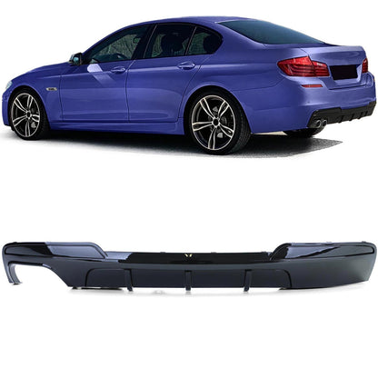 Diffusore posteriore Performance Nero Lucido adatto per BMW Serie 5 F10 F11 520 525 528 530