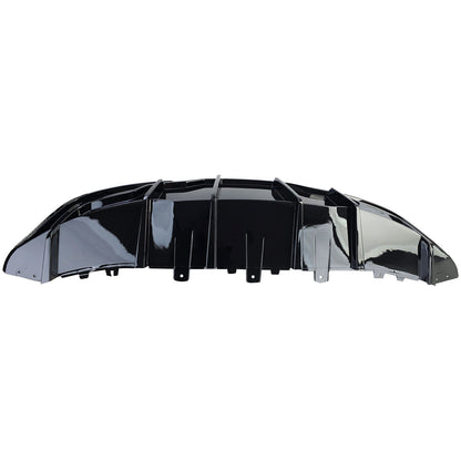 Aftermarket Performance Black Gloss Rear Diffuser Compatible with 2019 Tesla Model Y 