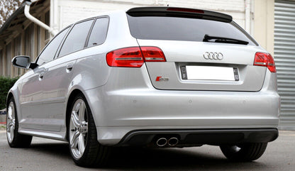 DIFFUSORE ADATTO PER AUDI A3 8P 5 PORTES SPORTBACK S3 STYLE ( 2005-2008 )