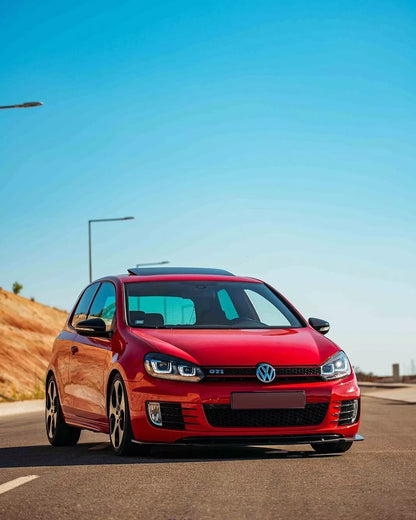 😍Labbro anteriore Estensione Spoiler per VW Golf 6 MK6 09-13 GTI Look Nero😍