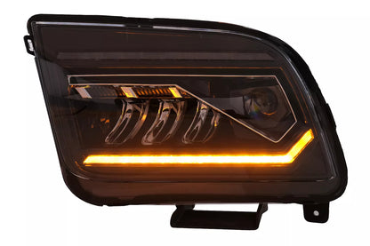 😎Fari LED per Mustang V Pre-Facelift 05-09 Luci Svolta Dinamiche Headlights😎