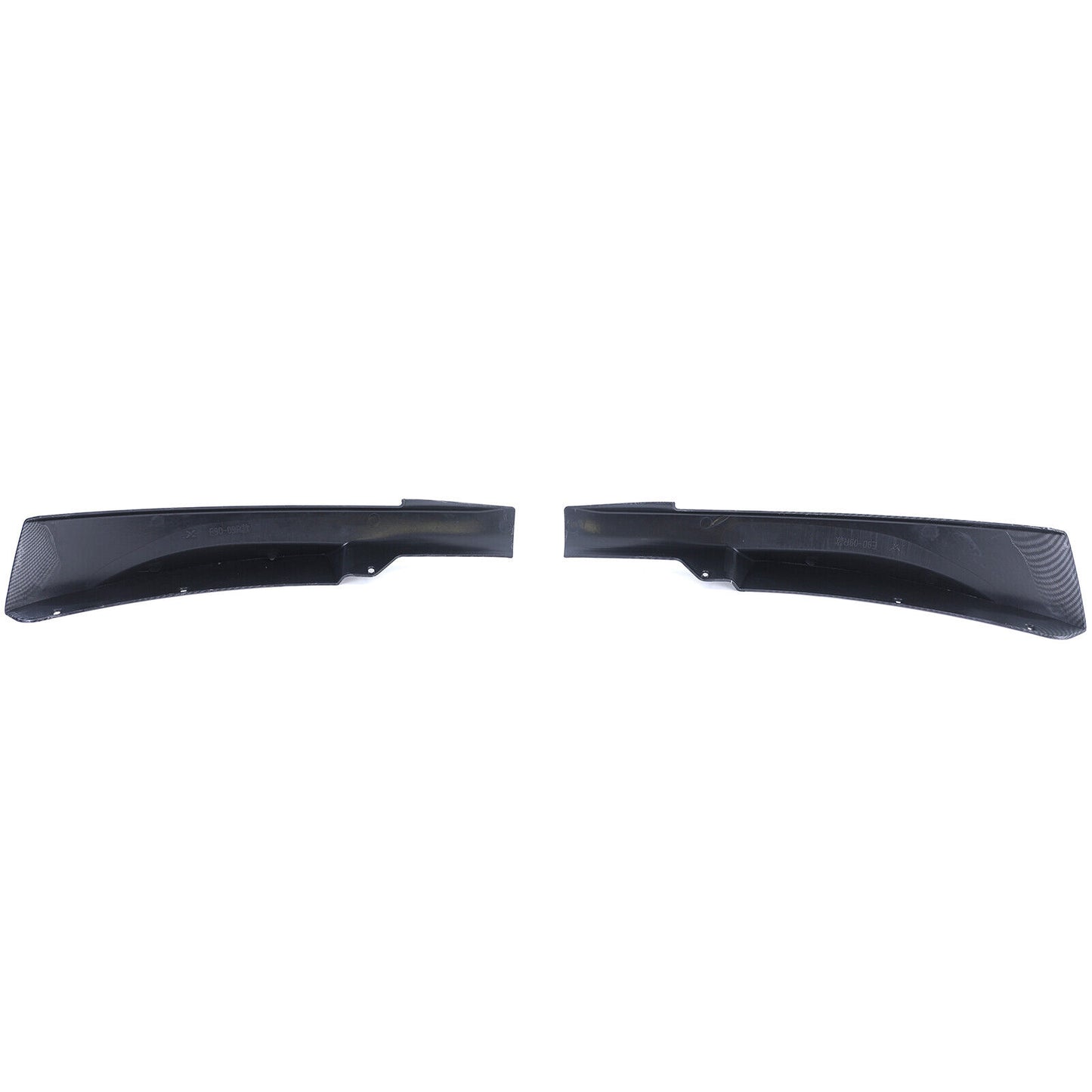 Spoiler anteriore angoli flap splitter carbon look per BMW Serie 3 E90 E91 08-12