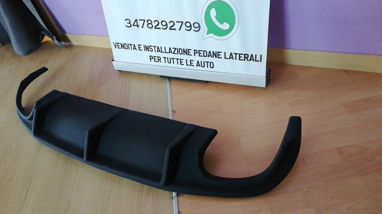 DIFFUSORE ADATTO PER AUDI A5 2007-2011 COUPE STANDARD 2+2 LOOK DTM GREZZO