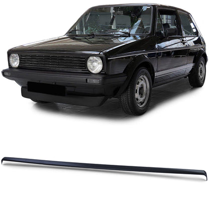 Grill Spoiler Strip Headlight Black For VW Golf 1 Convertible 74-89 Caddy 82-9 