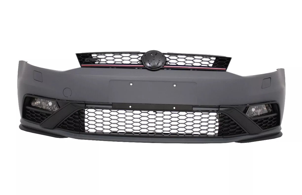 😍Paraurti per VW Polo MK5 6R 6C 09+ Proiettori fendinebbia Griglie Look GTI😍