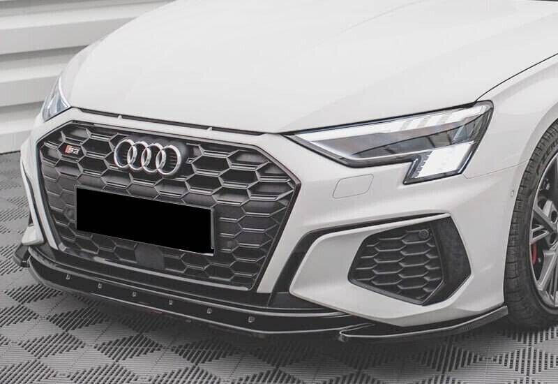 FRONT SPLITTER SUITABLE FOR AUDI A3 S3 8Y 2020+ SPORTY LOOK 