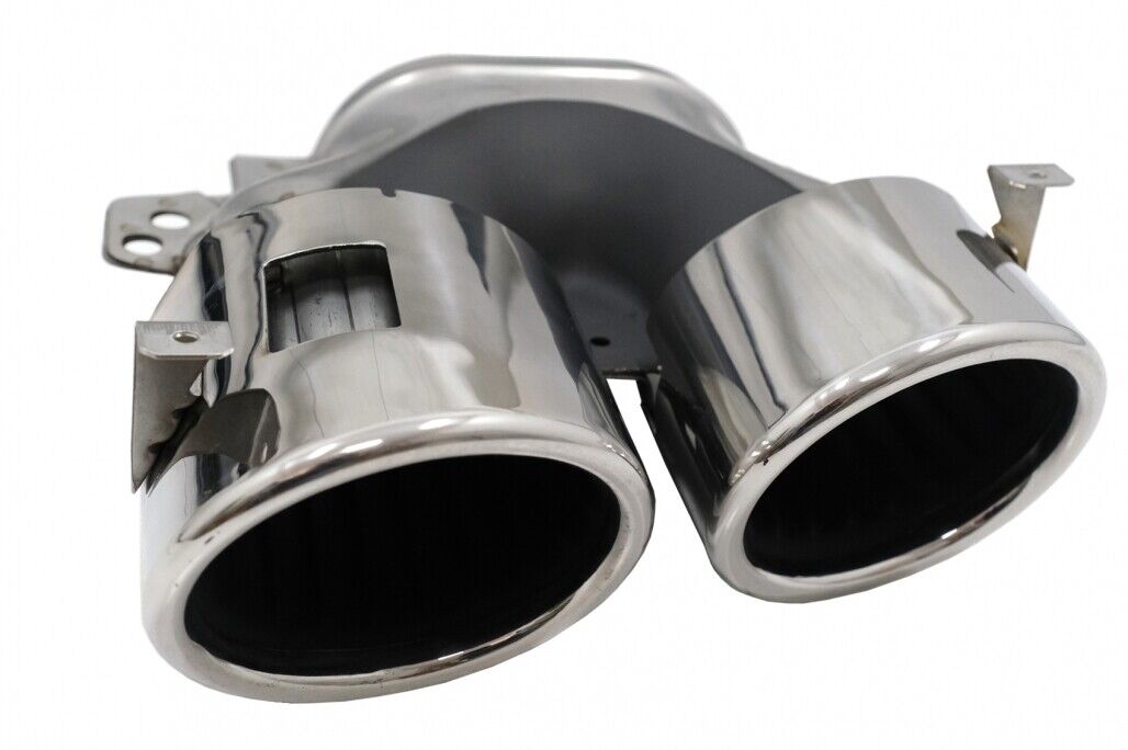 Chrome Diffuser Exhaust Tips for Mercedes GLA SUV H247 Sport Line Aero 45S Look 