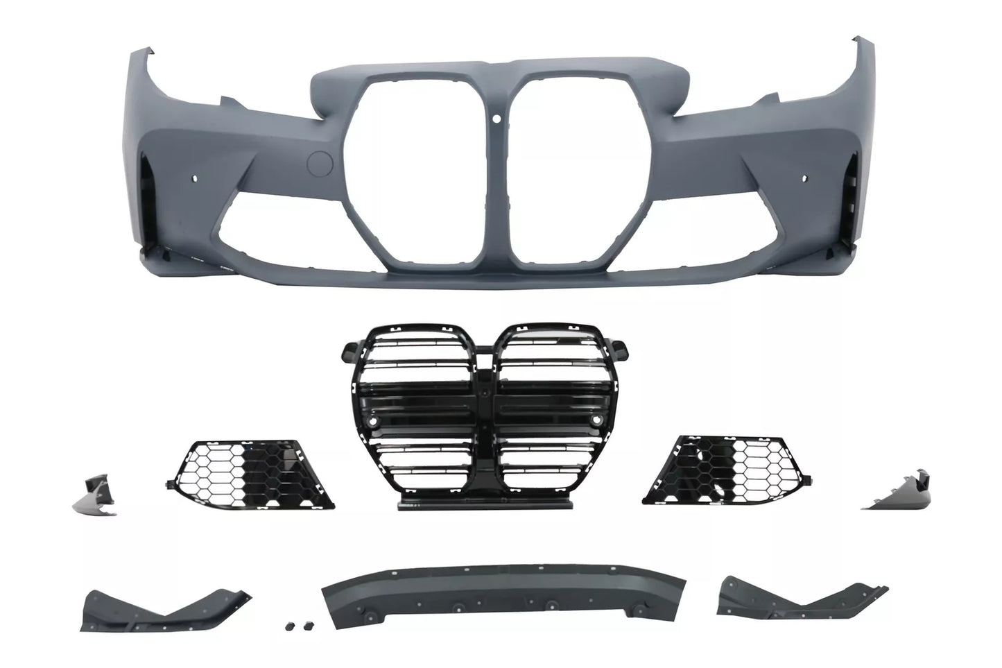 💯Paraurti anteriore per BMW 3 G20 berlina G21 Touring 18+ G80 M griglie look💯
