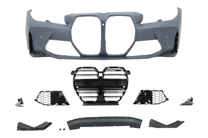 💯Paraurti anteriore per BMW 3 G20 berlina G21 Touring 18+ G80 M griglie look💯