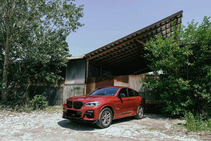 Spoiler paraurti anteriore per BMW X4 G02 X4M 18+ Nero lucido