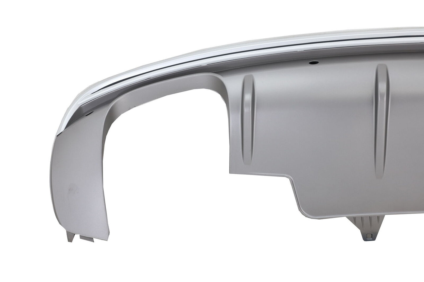 Diffusore Spoiler Paraurti Doppia Uscita per Audi Q5 8R Facelift 09-16 S-Line