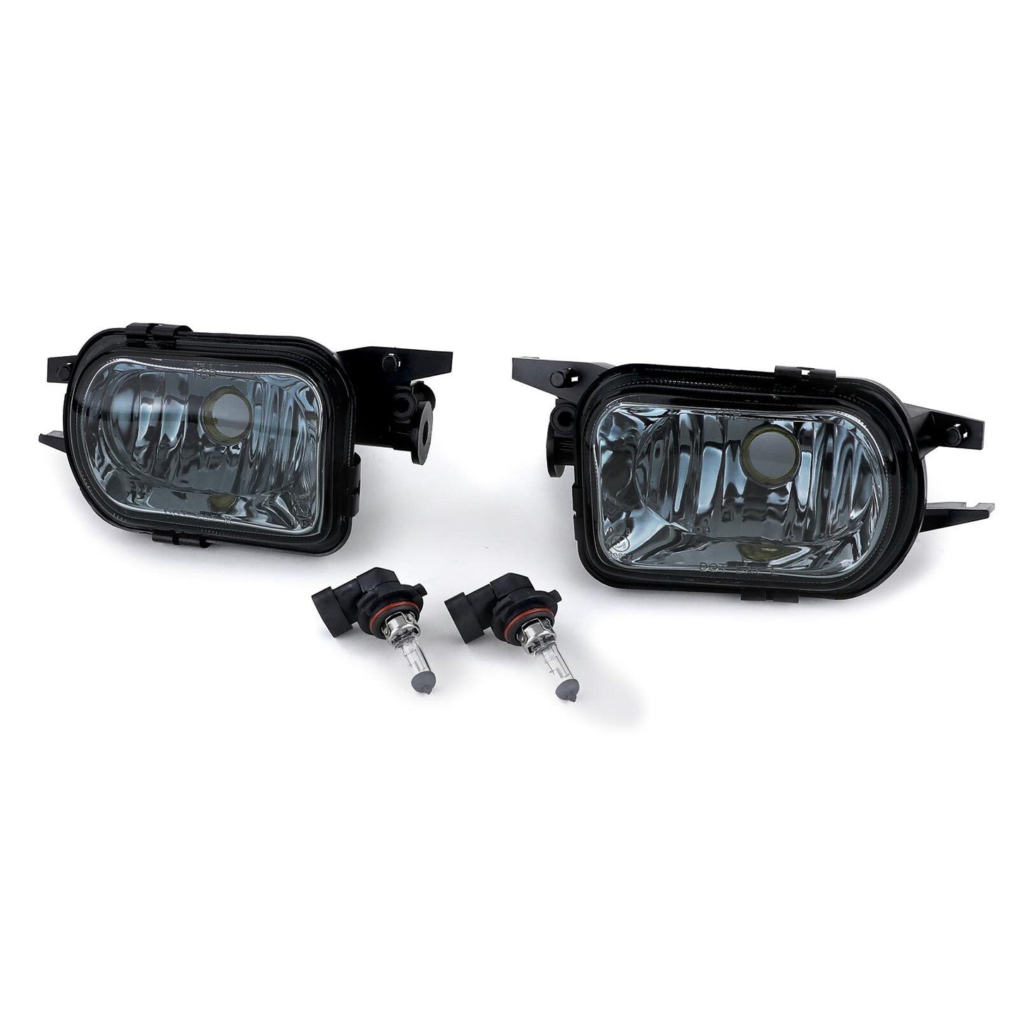Set fendinebbia in vetro trasparente smoke nero aftermarket compatibile con Mercedes W203 CL203 C209 SLK R170
