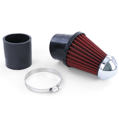Filtro Aria Sport Aspirazione Airbox Carbon Look per Peugeot 206