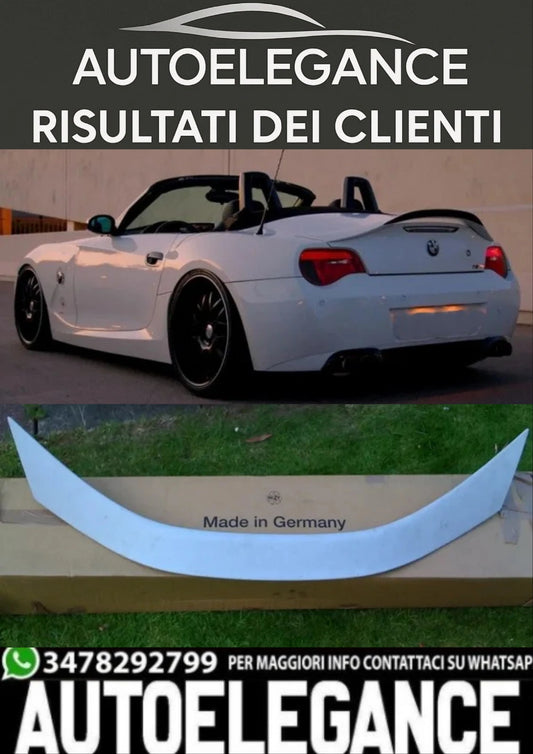 2241 SPOILER ADATTO PER BMW Z4 E85 RAW AERO LOOK