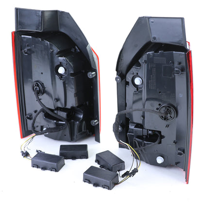 Fanale posteriore Facelift Rosso Trasparente aftermarket compatibile con T6 Bus con Portellone 15-19