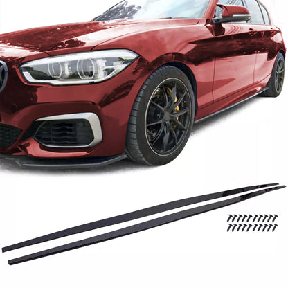 💎Minigonne Laterali Nero Lucido adatto per BMW Serie 1 F20 F21 LCI 15-19💎