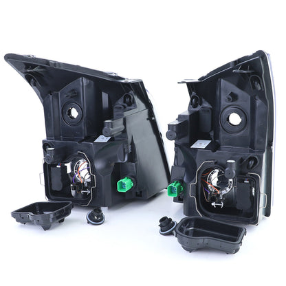 H4 headlights with left right servomotor pair for Ford Transit 06-14-