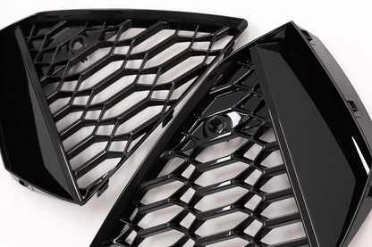 🔥Paraurti anteriore per Audi A6 C8 4K 2018+ RS6 Look Griglia Nero lucido🔥