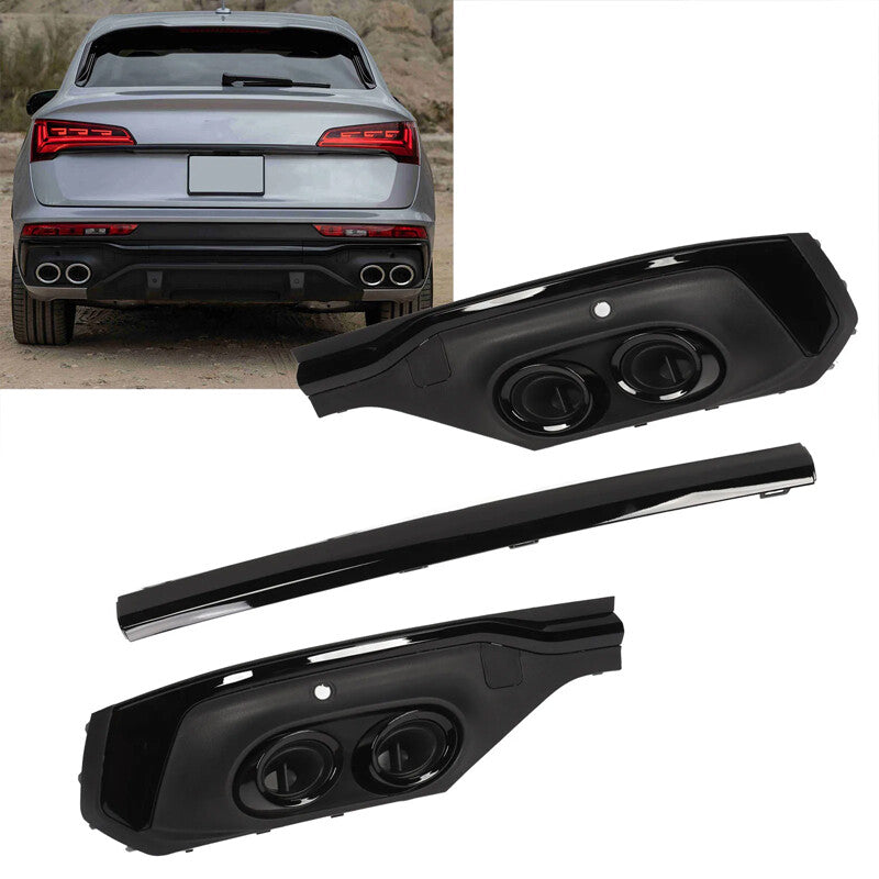 💫ART.8112 Porta di Scarico Ornamentale per Audi Q5 Sportback 2020-2023💫