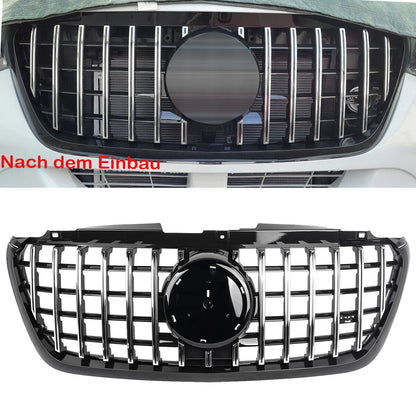 Griglia GT Panamericana adatta per Mercedes Sprinter W907 B907 B910 cromata nera