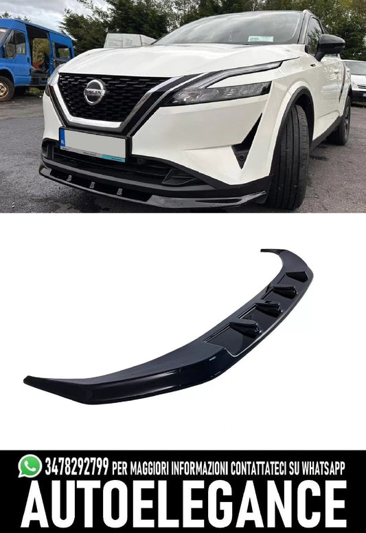Front splitter under bumper spoiler Nissan Qashqai J12 (2021-)