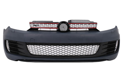 Paraurti anteriore per VW Golf VI 6 08-13 Griglia Fendinebbia GTI Look