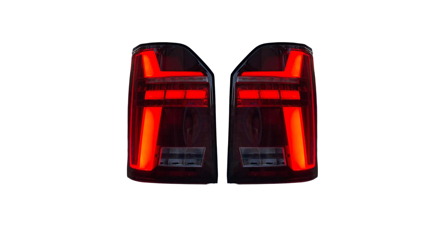 Fanali posteriori Full LED Rossi per VW T6 Bus 15-19 FRECCE DINAMICHE T6.1 Look