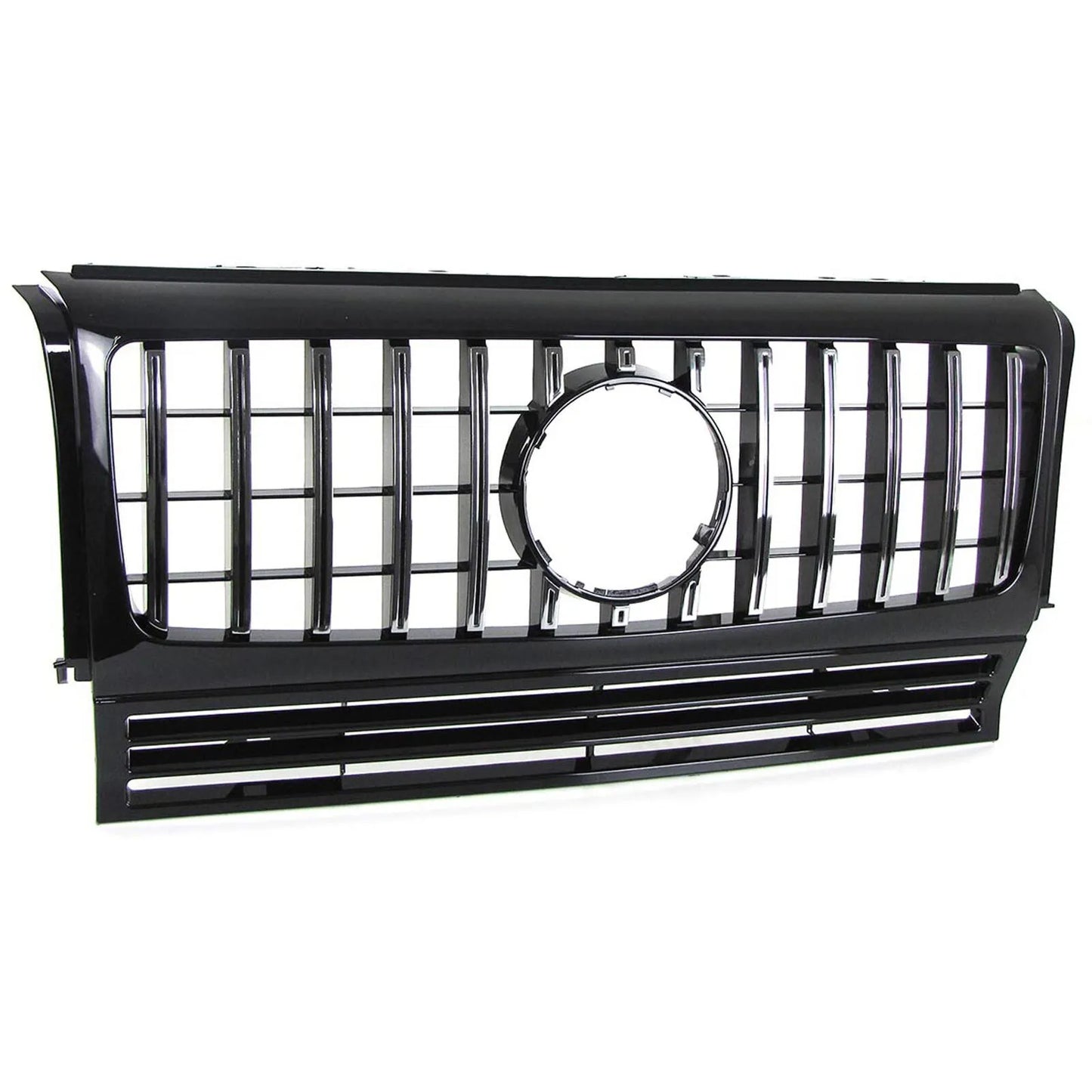 💎Glossy Black Chrome Sport Grille For Mercedes G-Class W463 90-18💎