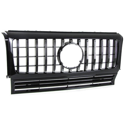 💎Glossy Black Chrome Sport Grille For Mercedes G-Class W463 90-18💎