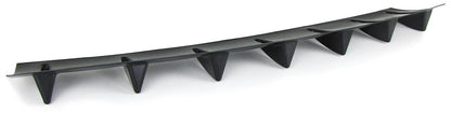 Universal 7-Flat Rear Bumper Diffuser Gloss Black 