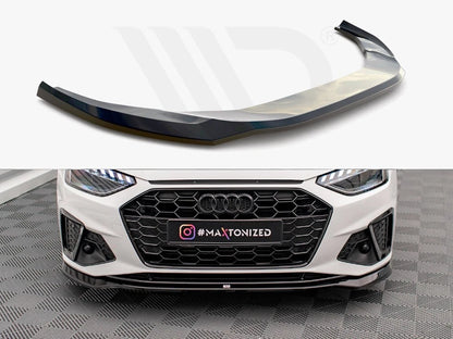 💕Splitter  adatto per  Audi A4 S-Line / S4 B9 Facelift nero  lucido💕