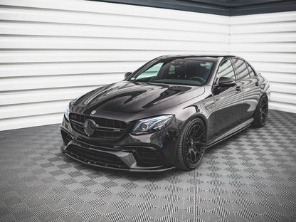 💕Splitter   adatto per Mercedes E63 AMG S213/W213 nero lucido 💕