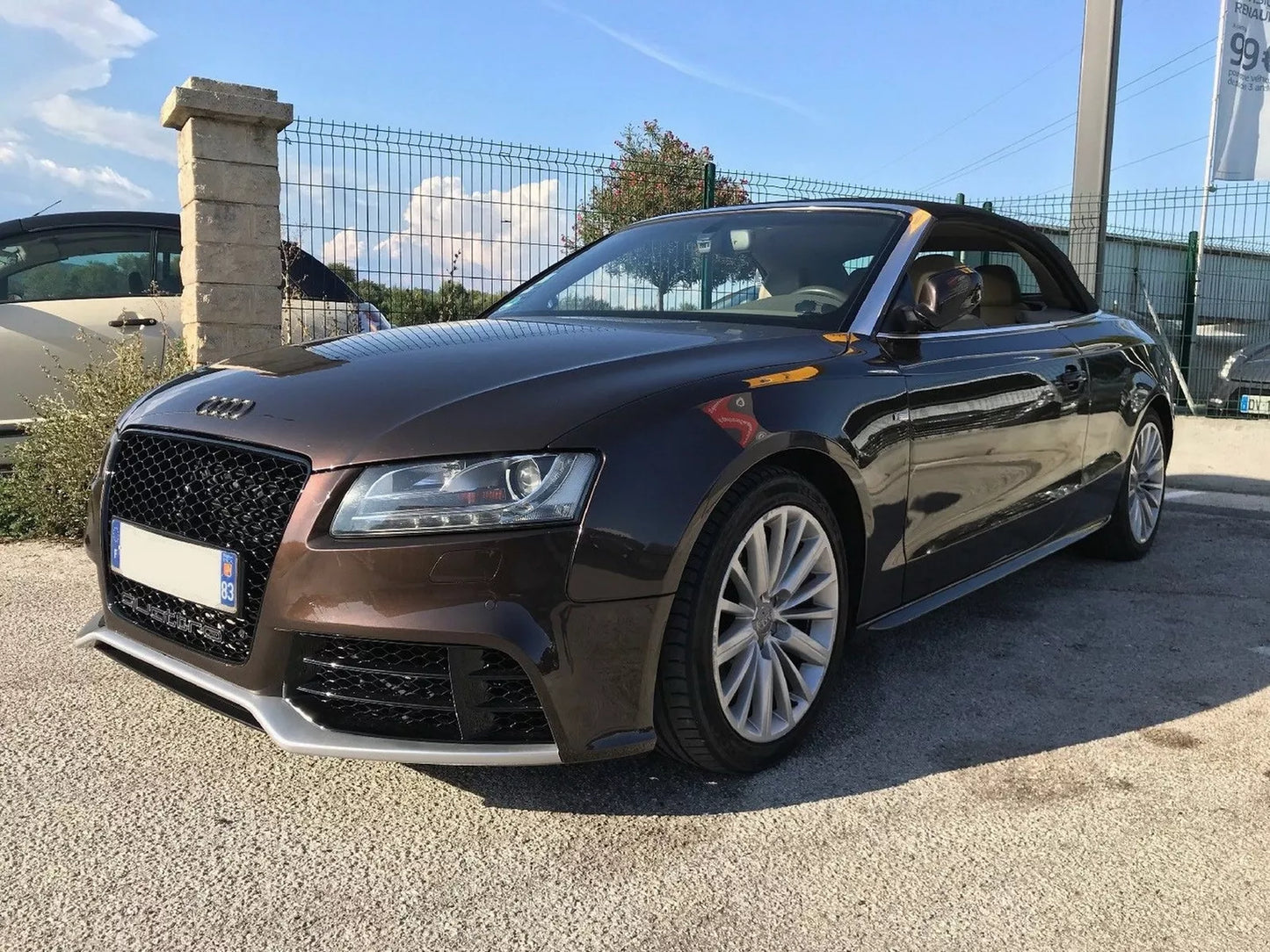 ⭐Griglia per Audi A5 8T 2008-2011 RS5 Look Senza Emblema Nero lucido⭐