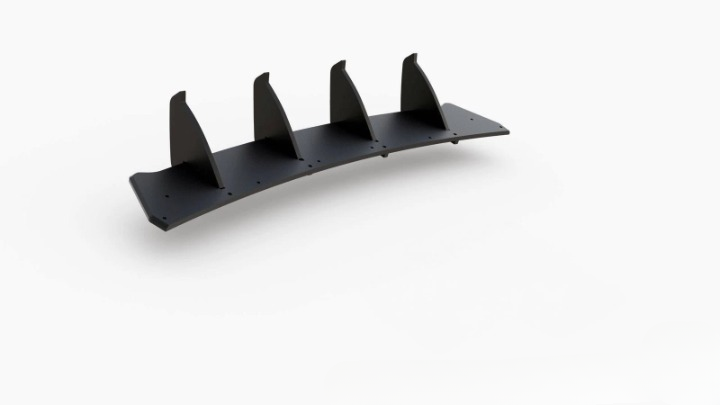 💫ART.8643 Street Pro Diffusore Posteriore V.2 adatto per VW Golf GTI Mk6💫