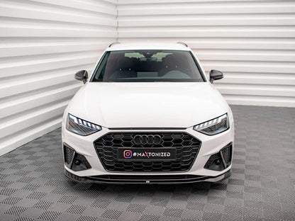💕Splitter  adatto per  Audi A4 S-Line / S4 B9 Facelift nero  lucido💕