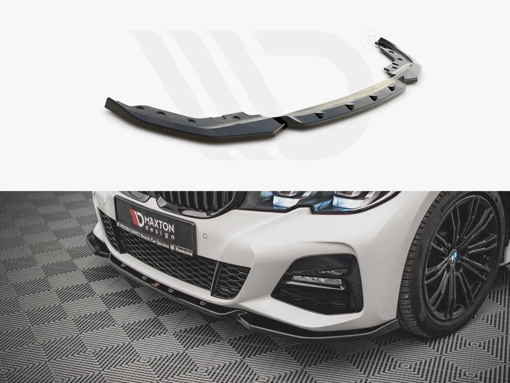 💕 Splitter adatto per   BMW 3 G20/21 M-Pack  nero lucido 💕