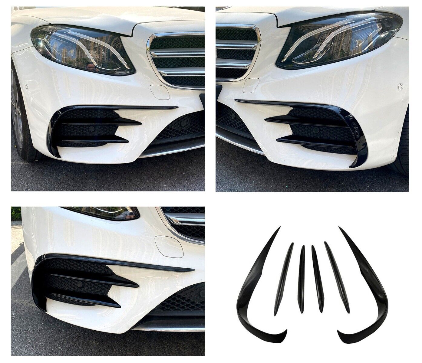 ADATTO PER MERCEDES W213 A238 CLASSE E AMG LINE (VOR FACELIFT) AERO FLAPS
